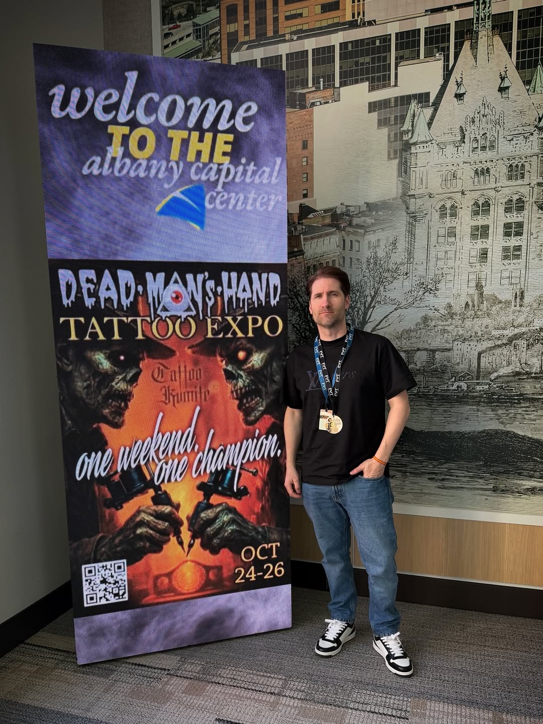 Asier at Dead Man's Hand Tattoo Expo