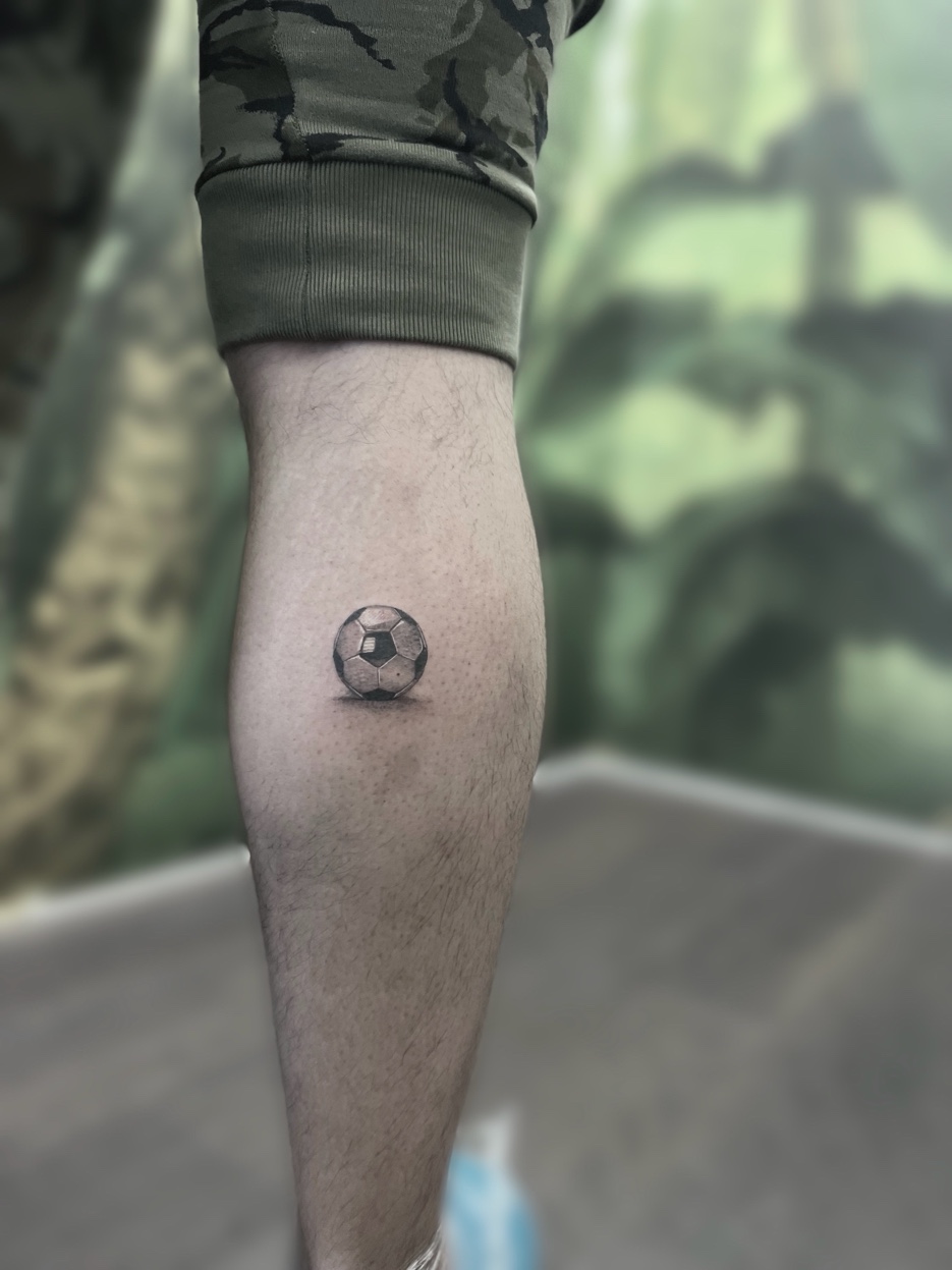 Microrealism soccer ball