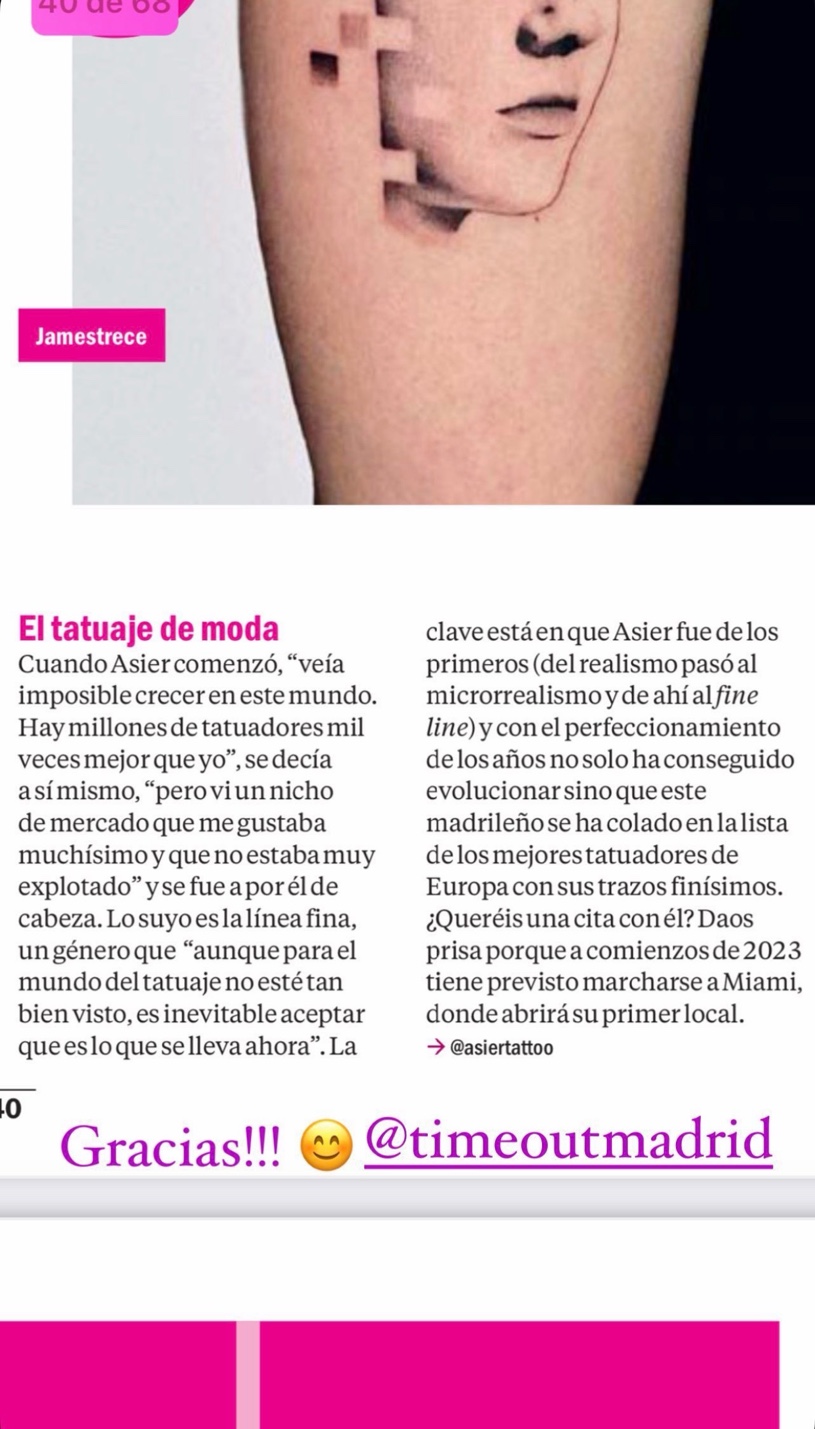 Time Out Madrid, El tatuaje de moda article